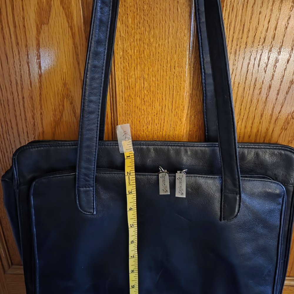 Tignanello Leather Laptop Tote, black - Picture 8 of 8